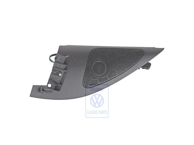 VW Original Ecran Avec Haut-Parleur Noir Satine - 1J0837973AD01C