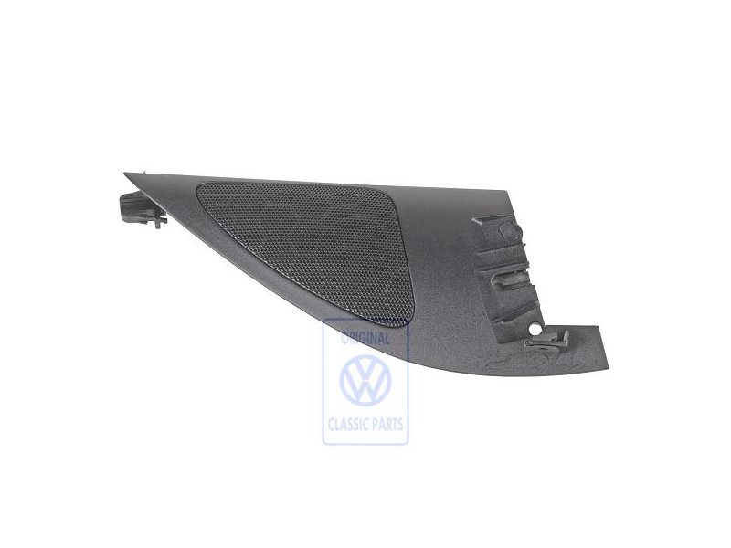 VW Original Ecran Avec Haut-Parleur Noir Satine - 1J0837974AD01C