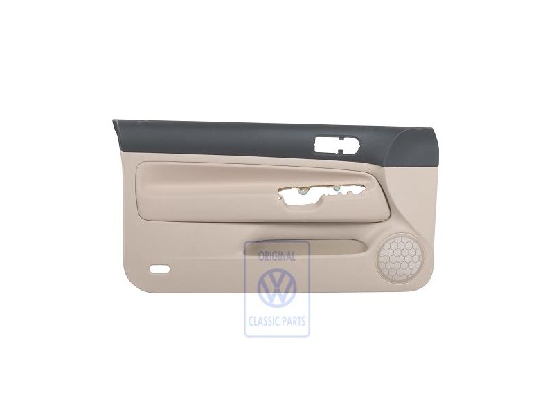 VW Original Garniture De Porte (Tissu) Noir/Beige Clair - 1J3867011BQHRR