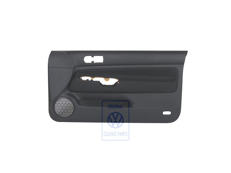 VW Original Garniture De Porte (Tissu) Noir/Noir - 1J3867012CDHRP