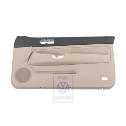 VW Original Revetement De Porte (Cuir) Noir/Beige Clair - 1J3867012ERLKY