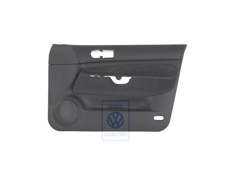 VW Original Garniture De Porte (Tissu) Noir - 1J4867012CRPDG