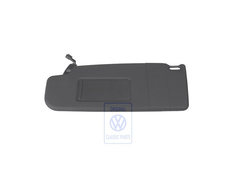 VW Original Pare-Soleil Avec Miroir Courtoisie Et Cache Noir - 3B0857551AM3H8