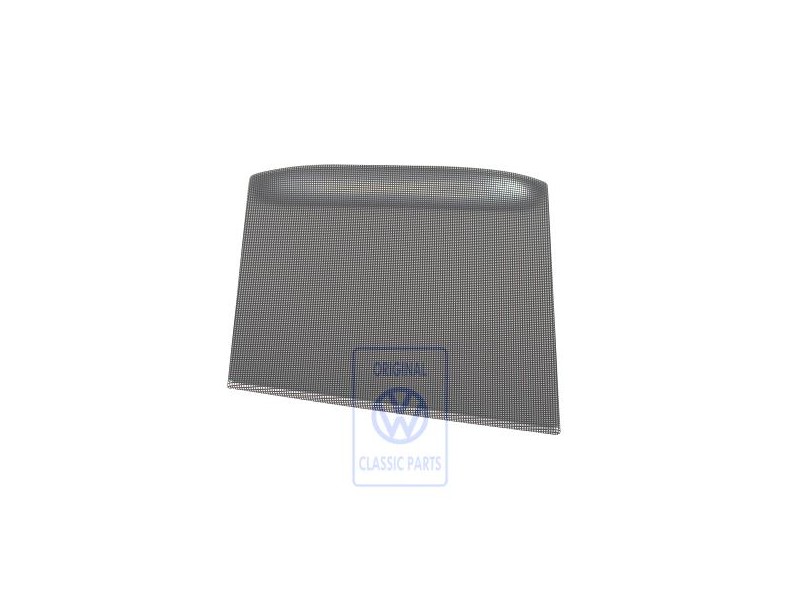 VW Original Couvercle P. Cendrier Noir Satin/Aluminium - 1J1857351B 2J7