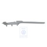 VW Original Enjoliveur De Seuil De Porte Gris Flanelle - 1J3853374D U71