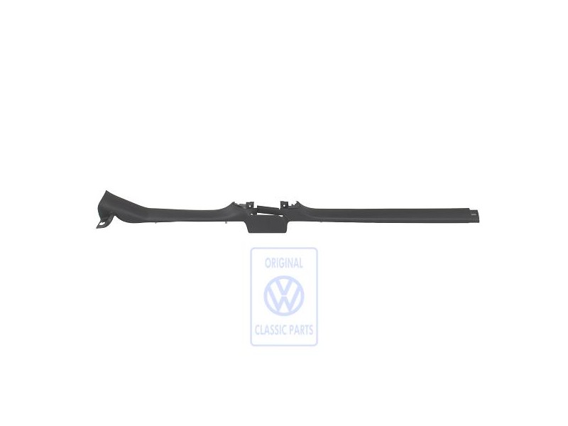 VW Original Enjoliveur De Seuil De Porte Noir Satine - 1J4853371G B41