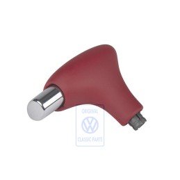VW Original Poign.Levier Des Vitess.(Cuir) Rouge - 3B1713139N 52N