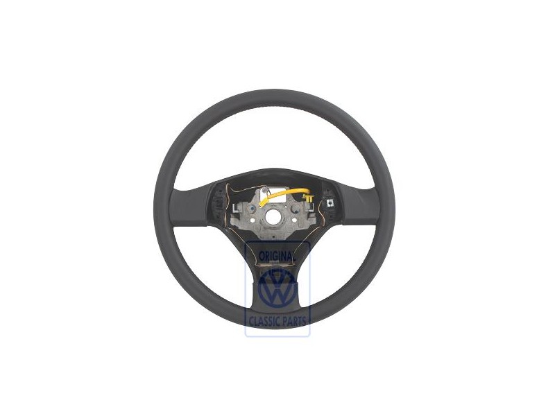 VW Original Volant Direction Sport (Cuir) Noir - 3B7419091B E74