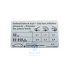 VW Original Etiquette P. Pression De Gonflage Des Pneus - 1J0010292H