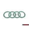 Audi Original Anneaux Couverture Du Moteur Emblem Logo Argent - 022103940