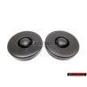 2x VW Original Capuchon Noir Satine - 171412359 01C
