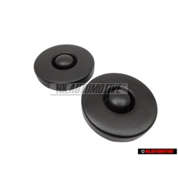 2x VW Original Capuchon Noir Satine - 171412359 01C