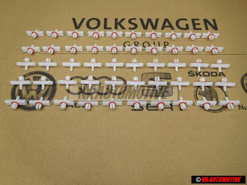 50x VW Original Agrafe P. 