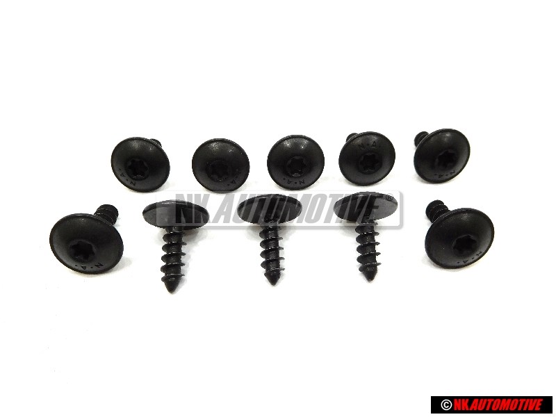 10x VW Original Vis Ronde A Tole Six P. Int. 