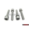 4x VW Original Vis A Tete Cylindrique Avec Empr. 