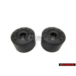 2x VW Original Capuchon De Boulon De Roue Noir - 1K0601173 9B9