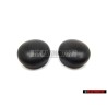 2x VW Original Capuchon Noir Satine - 1J0955205A 9B9