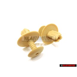 2x VW Original Clip Beige Fauve - 1H0867199A 7H7