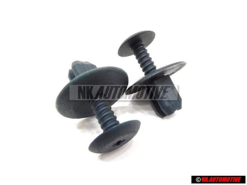 2x VW Original Clip Petrole (Vert) - 1H0867199A 92F