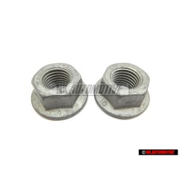 2x VW Original Ecrou Hexagonal Embase - N 0150816