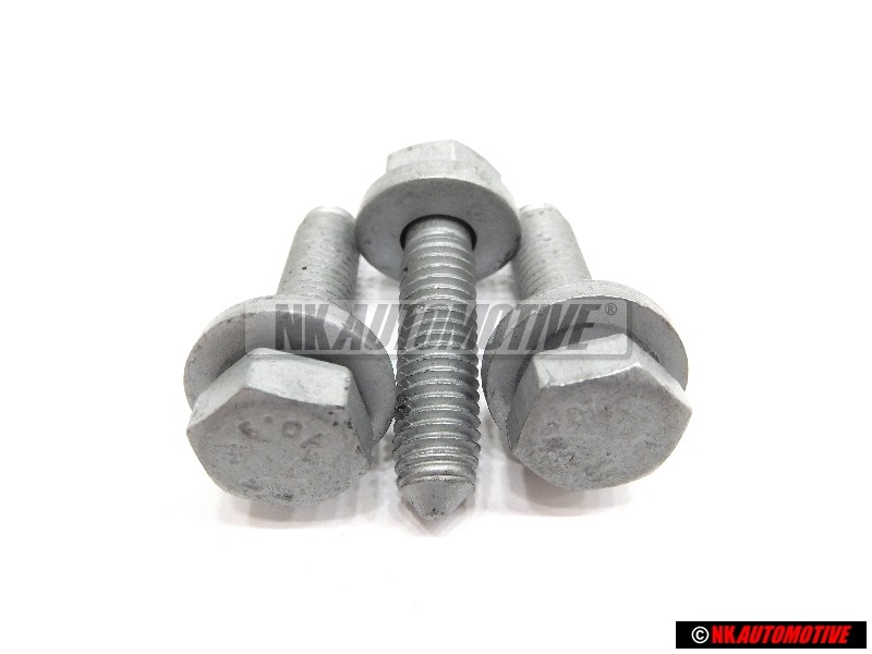 3x VW Original Vis 6 Pans (Avec Rondelle) - N 91246401