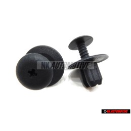 2x VW Original Clip Bleu Mauritius - 1H0867199A H21