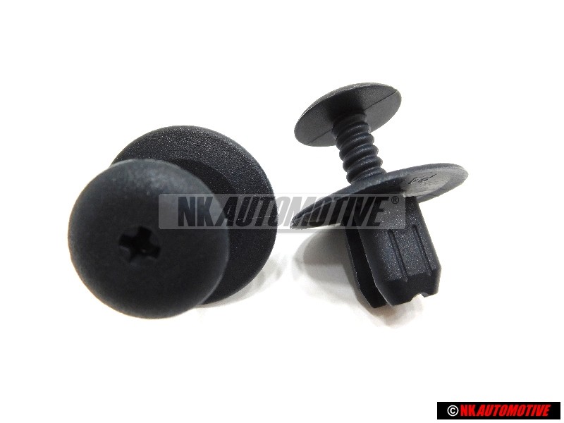 2x VW Original Clip Bleu Mauritius - 1H0867199A H21