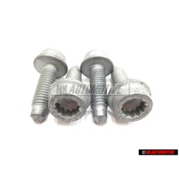 4x VW Original Vis D'Assemblage Cylidrique - N 10719301
