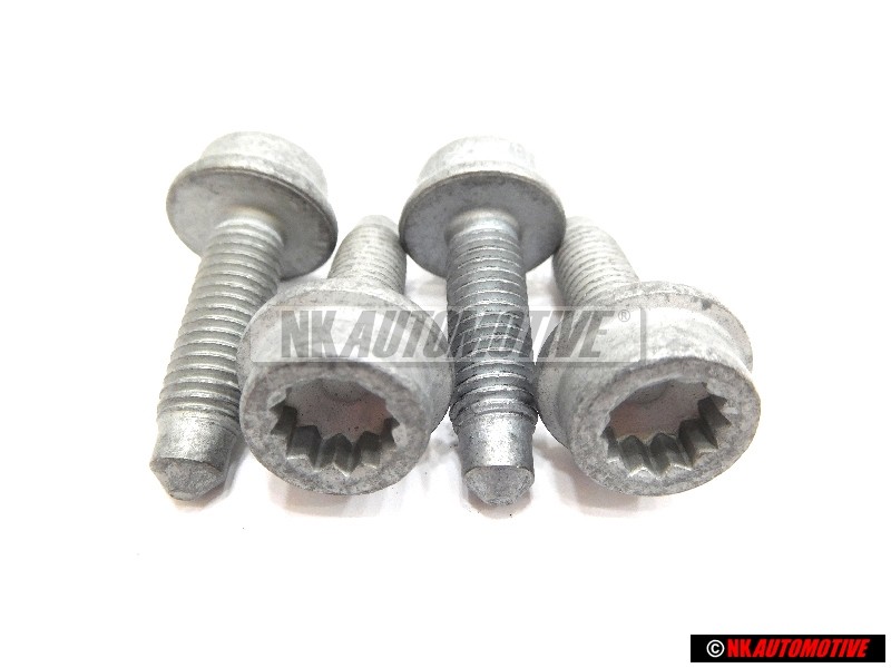 4x VW Original Vis D'Assemblage Cylidrique - N 10719301