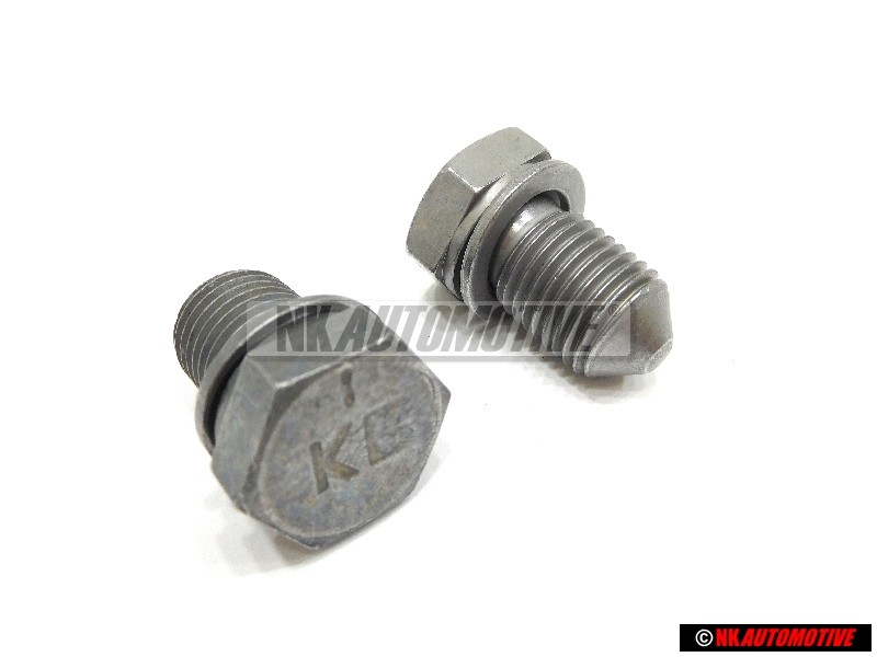 2x VW Original Vis-Bouchon Avec Bague-Joint - N 90813202