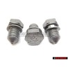 3x VW Original Vis-Bouchon Avec Bague-Joint - N 90813202
