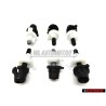 2x VW Original 1 Jeu De Pieces De Fixation - 191998135A