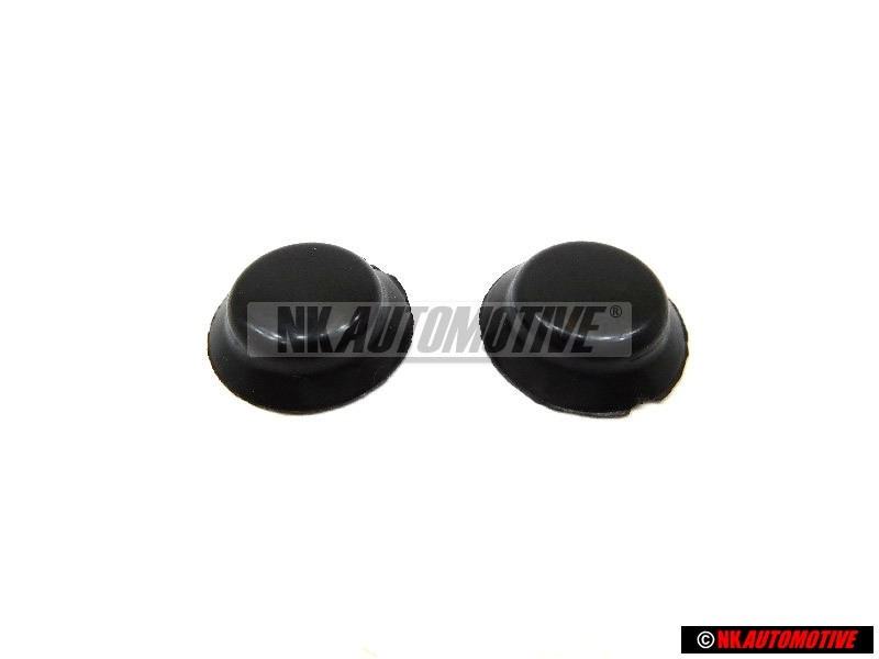 2x VW Original Capuchon Pour Vis Noir Satine - 311867169 01C