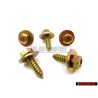 5x VW Original Vis A Tole 6Pans Avec Rondelle - 311821143