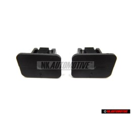 2x VW Original Clip Noir Satine - 357867646 9B9