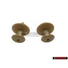 2x VW Original Clip Beige Clair - 1H0867199A Q70