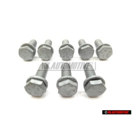 8x VW Original Vis 6 Pans (Avec Rondelle) - N 90758902