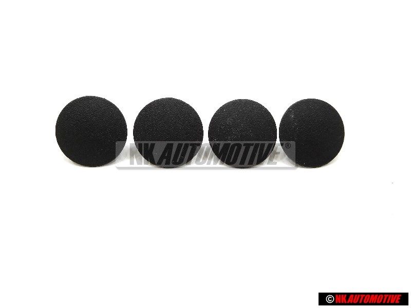 4x VW Original Clip Noir Satine - 321867838 01C