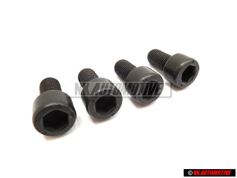 4x VW Original Vis A Tete Cylindrique Avec Six Pans Internes - N 01991