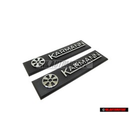 2x VW Original Plaque Du Carrossier - 155853901
