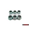 6x VW Original ecrou 6 pans, autoserreur - N 01118312