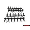 28x VW Original Rivet Aveugle - N 90634901