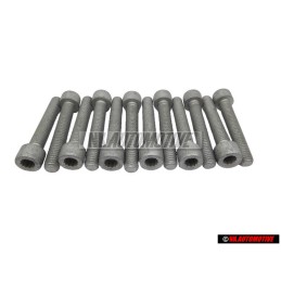 12x VW Original Vis A Tete Cylindrique Avec Empr. 