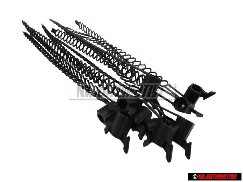 10x VW Original Serre-Cable Avec Attache Pour Broche A Souder - N 90643701