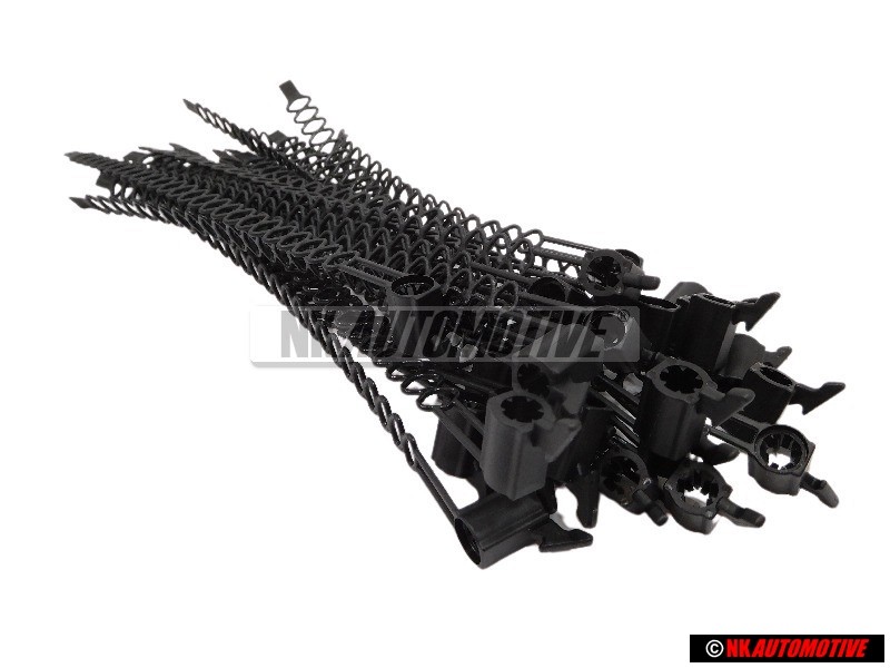 25x VW Original Serre-Cable Avec Attache Pour Broche A Souder - N 90643701
