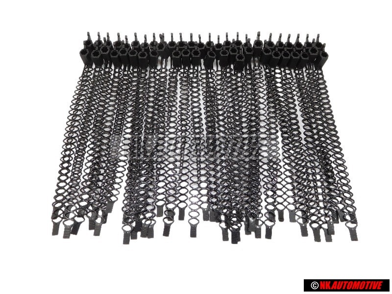 50x VW Original Serre-Cable Avec Attache Pour Broche A Souder - N 90643701
