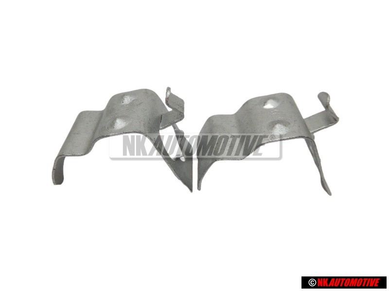 2x VW Original Ressort De Retenue P. Enjoliveur De Roue Chrome - 321601175