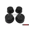 4x VW Original Enjoliveur De Roue Noir Satine - 321601171A 01C
