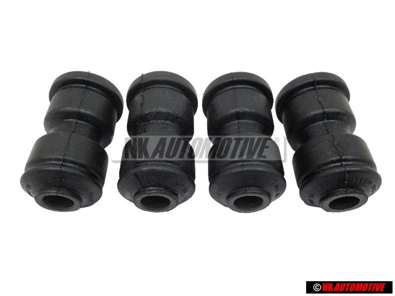 4x VW Original Patin Metal Caoutchouc - 191505383B