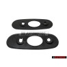 2x VW Original Embase Noir Satine - 535857543 01C